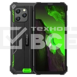 Смартфон Blackview BV8900 Pro, 8/256Gb, черный/зеленый