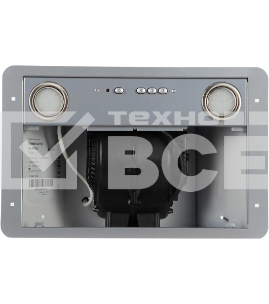 Вытяжка Elikor FLAT 42P-430-K3D белый/хром