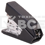 Степлер Deli E0466BLCK Pro 24/6 26/6 (30листов) встроенный антистеплер черный 50скоб закрытый, фото3