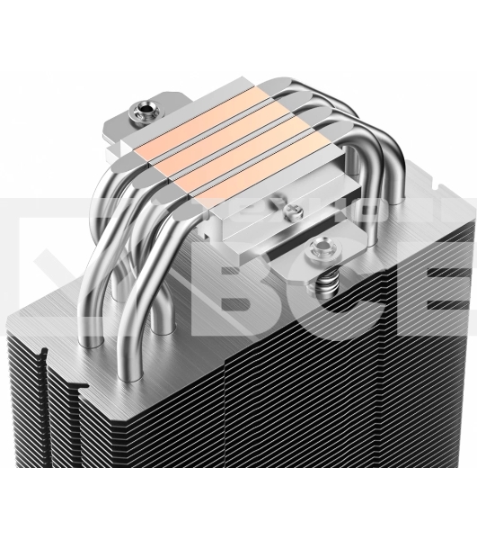 Кулер для процессора ID-COOLING SE-214-XT ZF белый 120мм алюминий+медь 1600rpm 28.5db 4-pin 180W 150мм