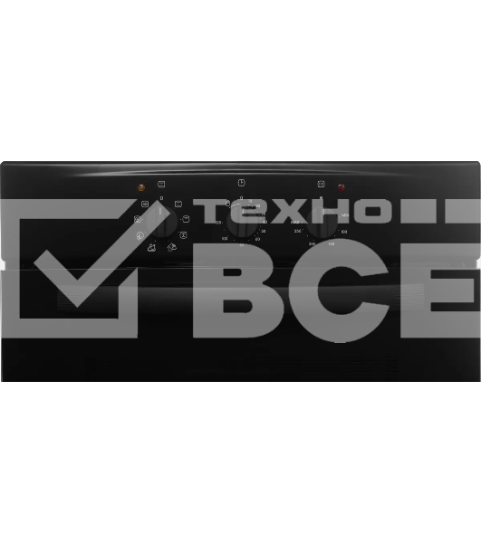 Духовой шкаф электрический Gefest 602-01 А (чёрный), встраиваемый