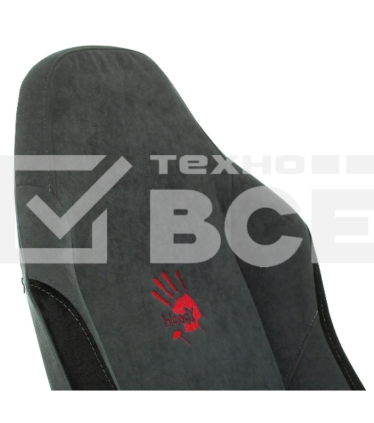 Кресло игровое A4Tech Bloody GC-420 серый, крестовина металл