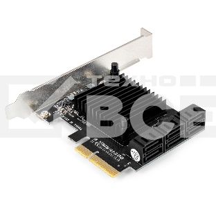Контроллер ExeGate EXE-516 (PCI-E x4 v3.0, SATA3 6Gb/s, 6 int, ASMedia Chipset ASM1166)