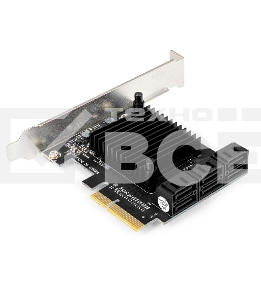 Контроллер ExeGate EXE-516 (PCI-E x4 v3.0, SATA3 6Gb/s, 6 int, ASMedia Chipset ASM1166)