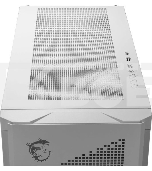 Компьютерный корпус MSI MPG VELOX 300R AIRFLOW PZ белый, Global, 2xUSB 3.2 Gen 1, 1xUSB 3.2 Gen2Type-C, 2x160мм ARGb Fan, 1