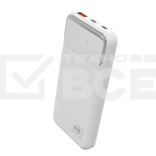 Портативный аккумулятор MORE CHOICE (4620202552747) PB29-10 10000mAh 1USB+2Type-C 3.0A 22.5W+PD20W+QC3.0, белый