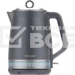 Чайник электрический Rondell RDE-WK880 1.7л. 2200Вт титан/серебристый корпус: серебристый