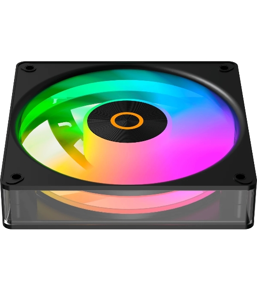 Вентилятор для корпуса Ocypus Gaммa F12 Elite BK ARGB REVERSE BLADE 3 IN 1, 120x120x25мм, 4-PIN PWM, 600-1800 RPM, 26 DBA MAX, HYDRO BEARING