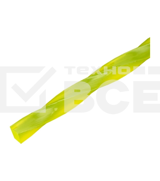 Леска для триммера Denzel витой квадрат, 3,0мм х 163м, на DIN катушке FLEX CORD