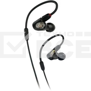 Проводные наушники Audio-Technica ATH-E50 черный, вкладыши