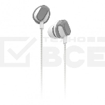 Универсальная гарнитура Smartbuy LOCKZ, микрофон, кнопка принятия вызова, белая/сер, фото 1