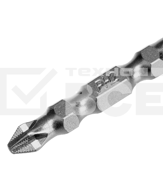 Набор бит двухстор. Gross PH2-T30х45мм, PZ2-H4х45мм, сталь S2, 2 шт.