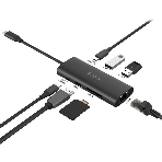 Разветвитель USB-C A4Tech DST-80C 2порт. серый, фото7
