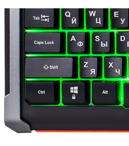 Клавиатура Oklick 710G черный/серый USB Multimedia