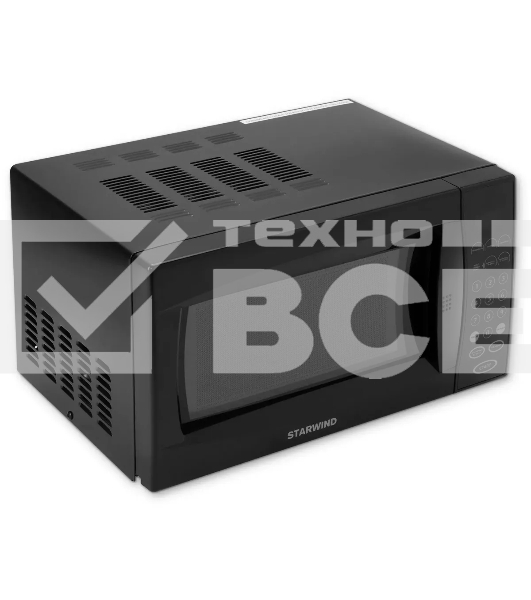 Микроволновая печь Starwind SMW5020 черный, 20 л, 700 Вт, переключатели - сенсор