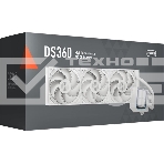Система водяного охлаждения PcCooler DS360 WH Soc-AM5/AM4/1200/1700/1851 белый 4-pin Al LCD 300W Ret (DS360-WHNWXX-GL), фото2