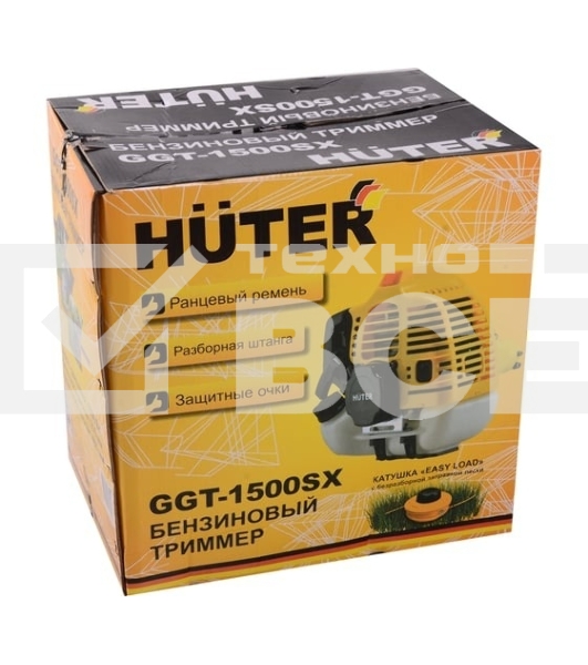 Триммер бензиновый Huter GGT-1500SX 1500Вт 2л.с. разбор.штан. реж.эл.:леска/нож