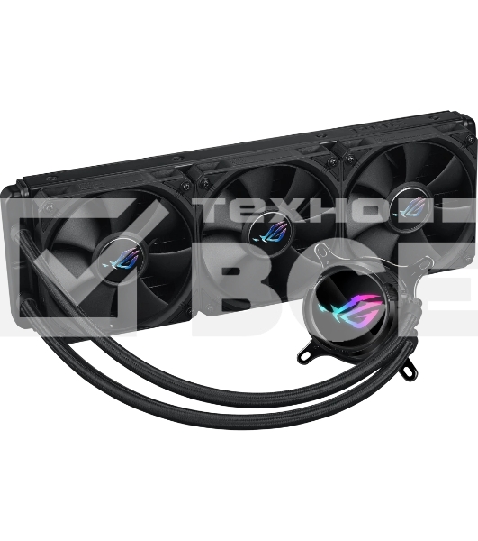 Жидкостная система охлаждения ASUS ROG STRIX LC III 360 черный, 120 мм, алюминий, 2200 об/мин, 36 дБ, 4 pin