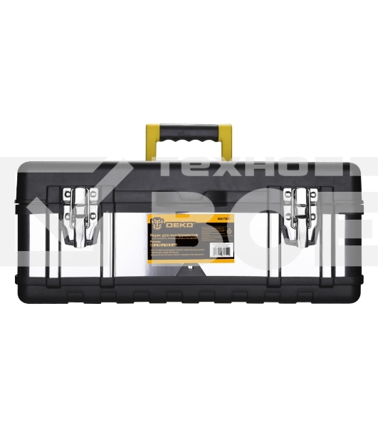 Ящик для инструментов пластиковый с металлическими вставками DEKO RDKTB31 (45х25х19.5см)