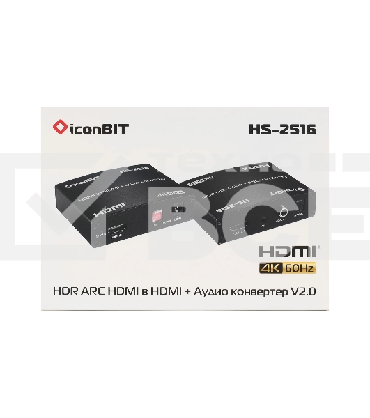 Деэмбеддер аудио HDMI IconBIT HS-2516 поддержка 4К60