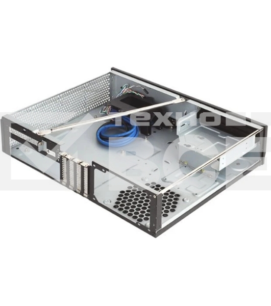 Компьютерный корпус Slim HTPC Silverstone Milo ML03B <Black, mATX, USB 3.0, Audio, без БП>