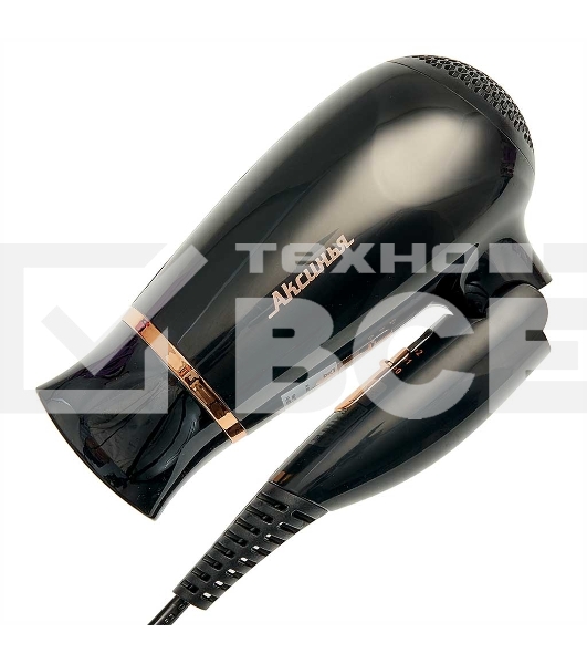 Фен АКСИНЬЯ КС-705 черный с золотым