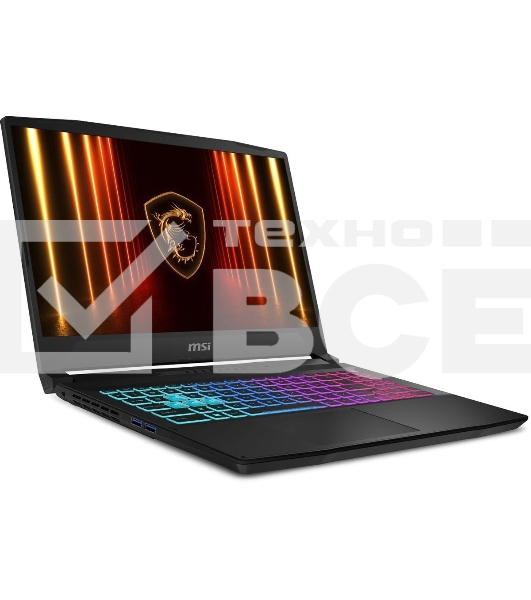 Ноутбук MSI Katana 15 HX B14WFK-617XRU Intel Core i7-14650HX/16Gb/SSD 1Tb/RTX 5060 8Gb/15.6'/IPS/FHD/1920x1080/144Hz/NoOS/черный (9S7-1587C1-617)