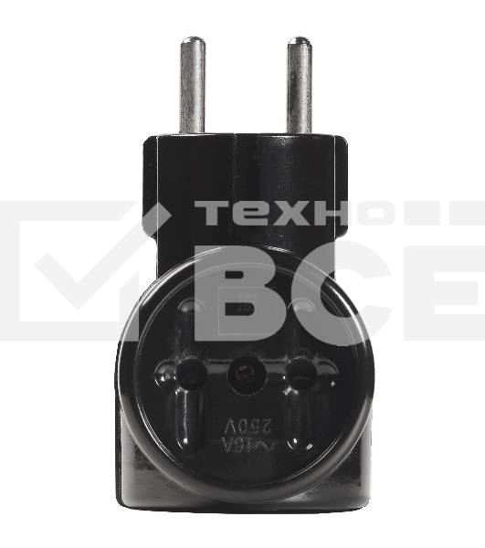 Разветвитель Smartbuy, 3 гнезда без заземления бакелитовый 16А 250B (SBE-16-A06-3z)