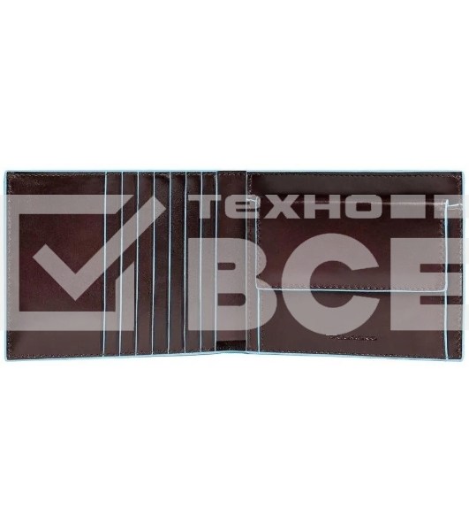 Кошелек мужской Piquadro Blue Square PU1239B2R/MO коричневый натур.кожа