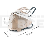 Парогенератор Tefal Pro Express Eco GV9E22E0 2200Вт коричневый/белый, фото2