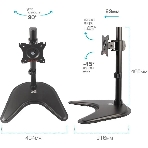 Кронштейн для мониторов Arm Media LCD-T51 черный 15'-32' макс.10кг настольный поворот и наклон верт.перемещ., фото5