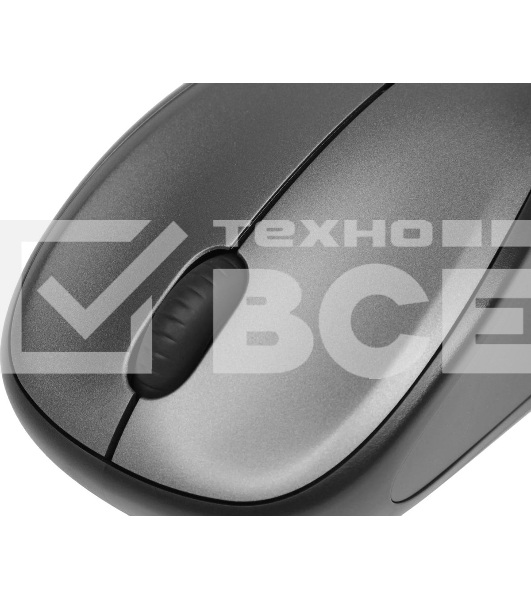 Мышь беспроводная Logitech M235 серый/черный, 1000 dpi, радиоканал, USB, кнопки - 3