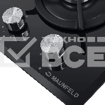 Газовая варочная панель Maunfeld EGHG.32.1CB/G, 2 конфорки, закаленное стекло, черный, фото4