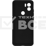 Чехол (клип-кейс) BoraSCO для Xiaomi Redmi A1+ Silicone Case черный (70938), фото2