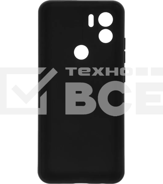 Чехол (клип-кейс) BoraSCO для Xiaomi Redmi A1+ Silicone Case черный (70938)