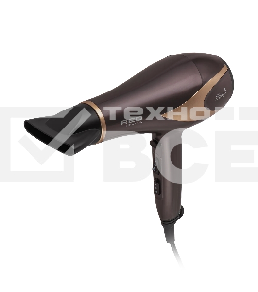 Фен Red Solution RF-529 коричневый/бежевый, 2200 Вт, ионизация