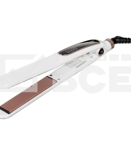 Выпрямитель для волос Atlanta ATH-6741 белый, 25 мм, 230 °C, 6 режимов