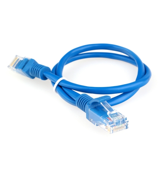 Патч-корд CCA light UTP Гарнизон PC-UTP-5e-0.5-B cat.5e, 0.5м, литой, многожильный синий