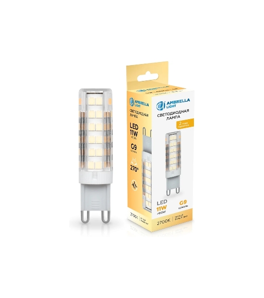 Лампа светодиодная Ambrella light 101103 LED G9 11W 2700K 220-240V