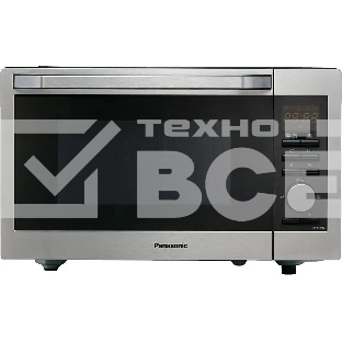 Микроволновая печь Panasonic NN-C69MSZPE нержавеющая сталь/черный 30л 1000Вт поворотный механизм, кнопки