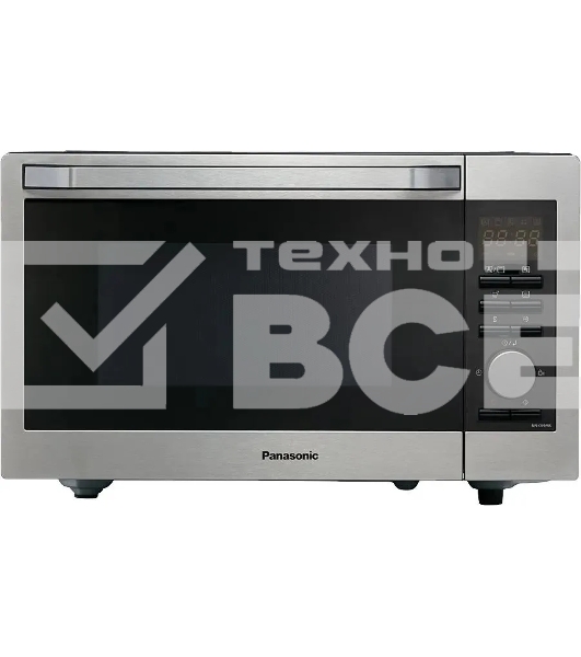 Микроволновая печь Panasonic NN-C69MSZPE нержавеющая сталь/черный 30л 1000Вт поворотный механизм, кнопки