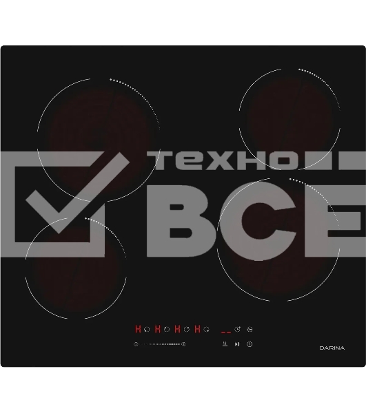 Варочная поверхность Darina 6Р Е 323 B черный