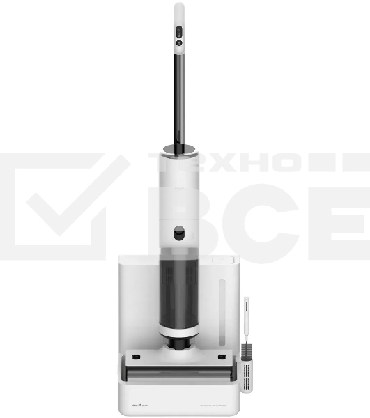 Пылесос моющий Deerma DEM-VX910W белый/черный, питание от аккумулятора, 230 Вт, уборка влажная/сухая, пылесборник 0.7 л, работа от АКБ max - 45 мин