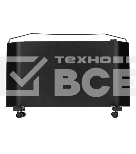 Конвектор Denzel XCE-2000B черный, 2000 Вт, 25 м2, термостат