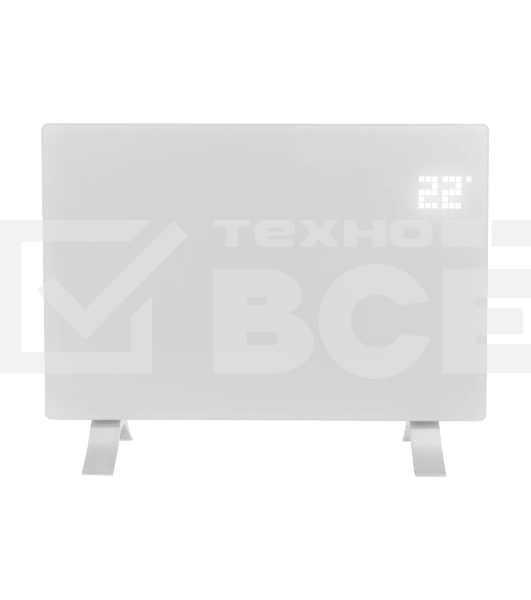 Конвектор Denzel OptiPrime-1500 белый, 1500 Вт, 20 м2, термостат, дисплей, WiFi
