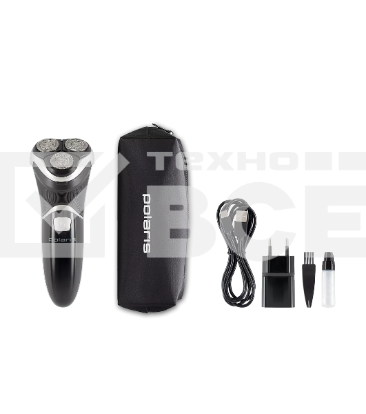 Бритва электрическая Polaris PMR 0421RC Pivot Touch 4D PRO Черный