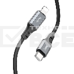 Кабель Hoco X92 Honest PD USB Type-C (m)-Lightning (m) 3м черный коробка, фото2