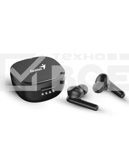 Наушники TWS Genius HS-M910BT черный, внутриканальные, Bluetooth 5.3, шумоподавление, до 4 ч