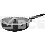 Сотейник Rondell Modern RDA-1724, 28см, с крышкой, черный, фото4