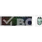 Клавиатура + мышь Оклик GMNG 400GMK клав:черный мышь:черный USB, фото 1